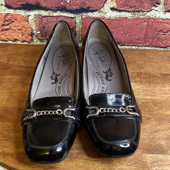 Life Stride Soft System Active Arch Black Comfort Slip On Loafers Size 9.5 - Picture 6 of 14